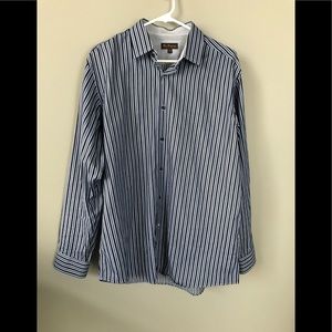 Ben Sherman blue stripe button down shirt. Sz. L.